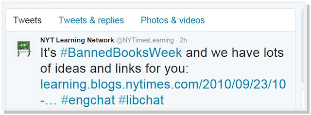  NYT Lesson Ideas Banned Books Week