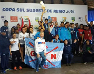 Grêmio Náutico União Campeão da Copa Sul Sudeste de Remo de 2016