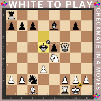 Chess Puzzle Challenge: White to Play and checkmate in 4-Moves