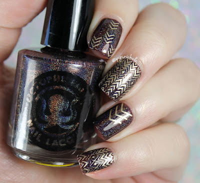 Octopus Party Nail Lacquer Prey For Me Golden Stamping