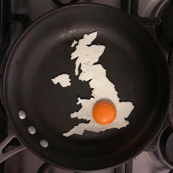 Artista transforma os ovos do café da manhã em obras de Arte