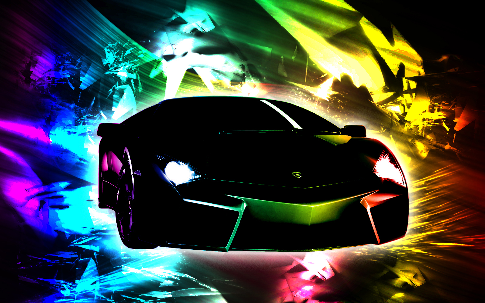 Rainbow Cool Lamborghini Wallpapers ~ Sports Car Wallpaper