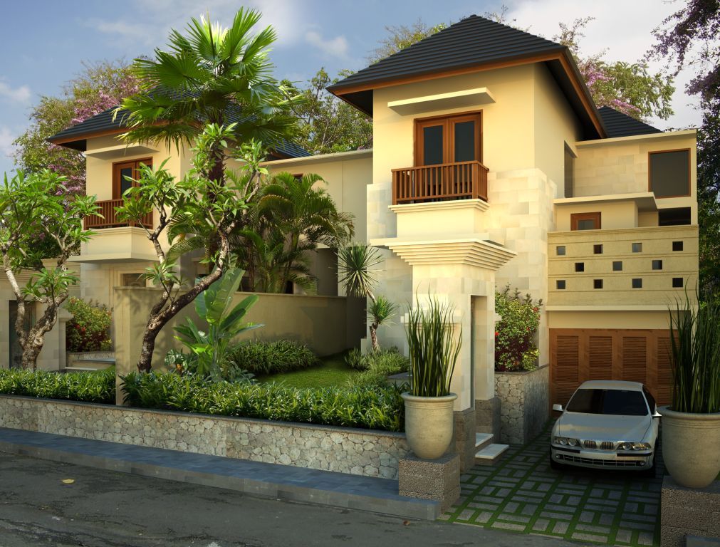 Gambar Desain Rumah  Desain Villa Type 200 Tropical Mansion