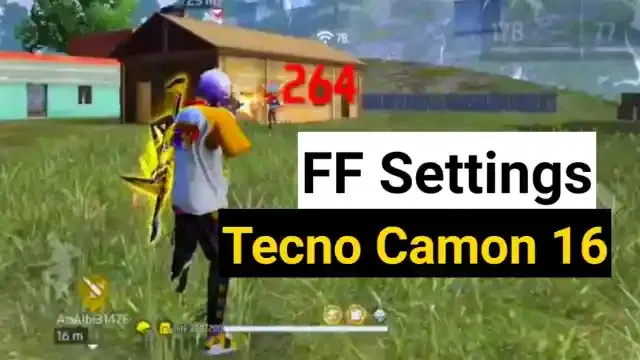 Free fire best settings for headshot Tecno Camon 16: Sensi and dpi