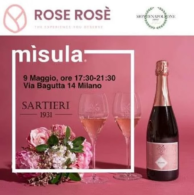 Sartieri 1931: un calice di bellezza per Rose Rosè in Monte Napoleone