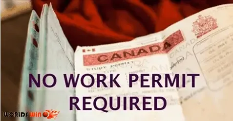 No work permit Canada