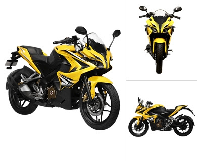 Bajaj Pulsar RS 200 Three angle look image