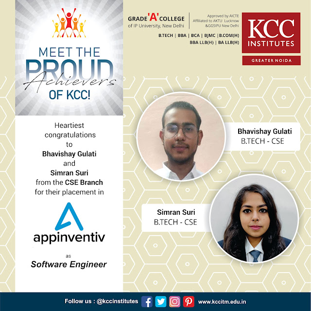 Placement Success Stories at KCC Institutes