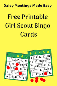 Create Your Own Free Girl Scout Bingo Cards