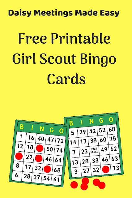 Create Your Own Free Girl Scout Bingo Cards