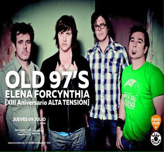 Alta tensión con los OLD 97’S (9-7-2015, Loco Club)