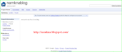 Hướng dẫn sử dụng Google code để chứa các file JS (javascript) - http://namkna.blogspot.com/