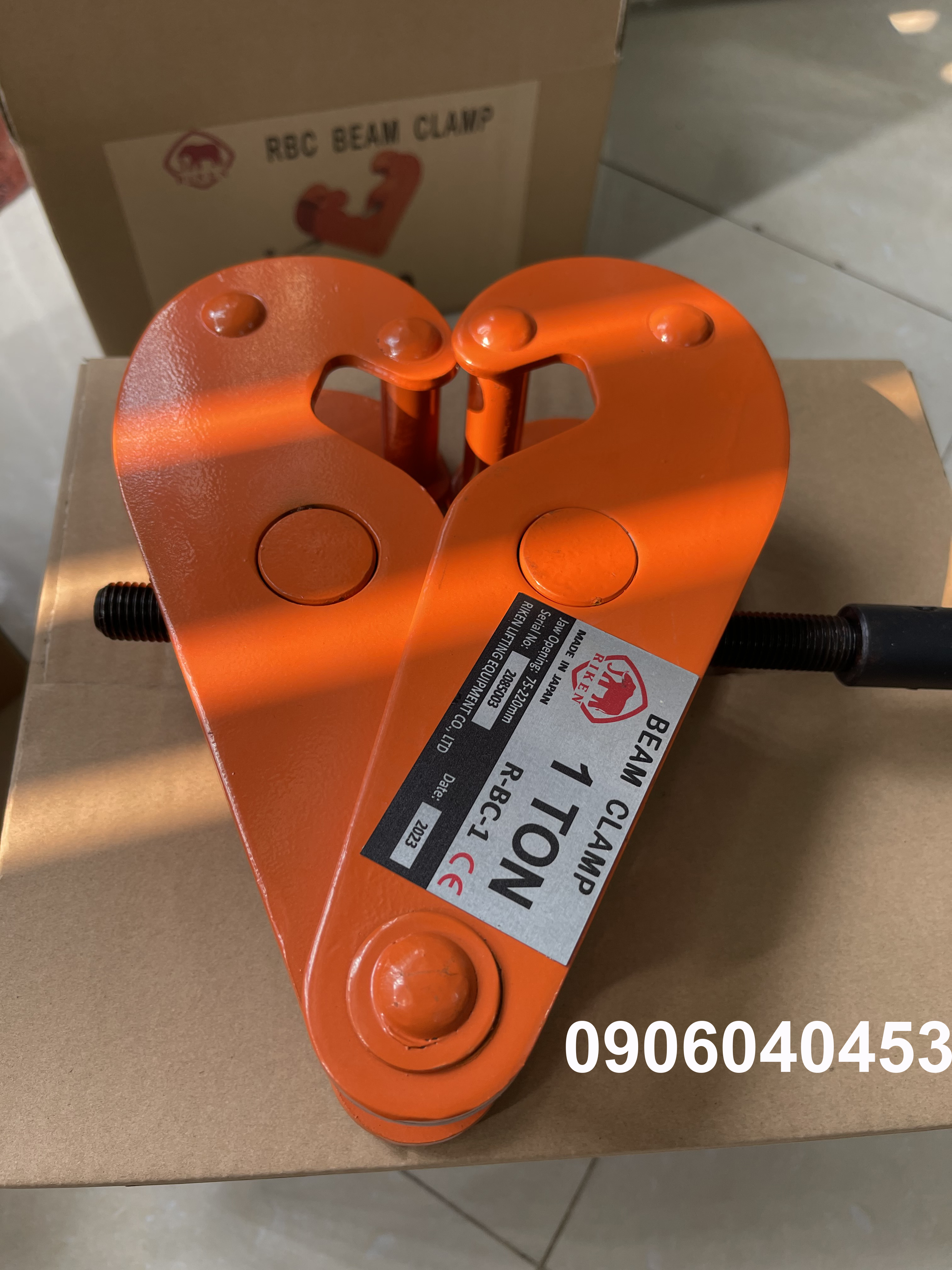 Kẹp dầm Riken 1 tấn R-BC-1