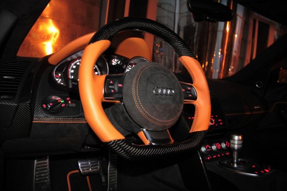 Audi R8 Black Interior. Audi R8 Hyper Black Edition is