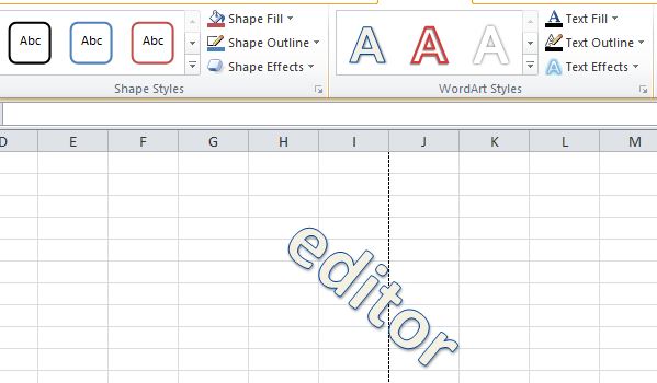 Cara Edit Excel Data Word Art