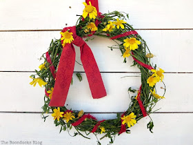 recycled wreath