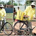 Ugandan President surprises villagers by fetching water on a bicycle (Photos) 