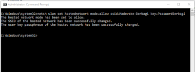 Cara sharing wifi tanpa software dengan CMD (command prompt) 