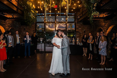 String Lights w/ Circular Chandelier w/ Votive Candles