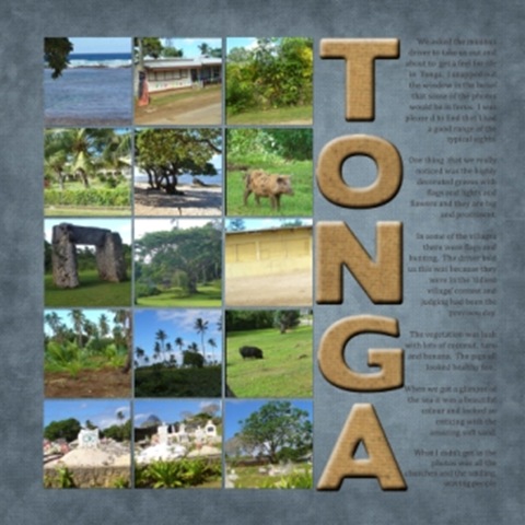 Block of Squares  tonga