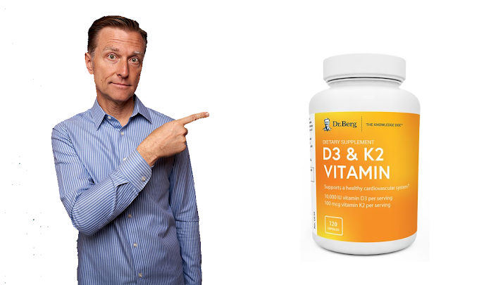 كود خصم متجر دكتور بيرج بتخفيض 15% على D3 & K2 Vitamin حجم 120 حبه