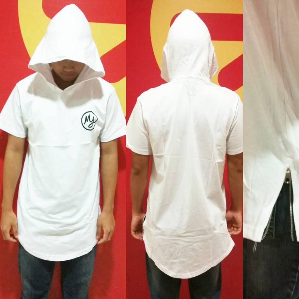  Baju  kaos distro  terbaru hoodie longline hiphop model  