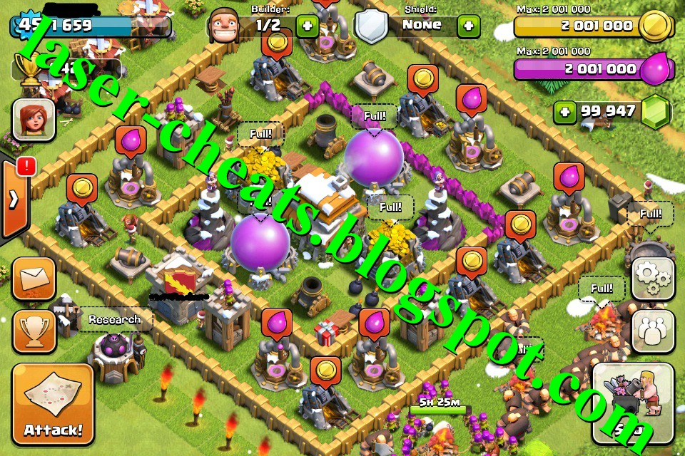 Laser Cheats: Clash of Clans Cheats [Unlimited Gems 