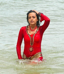 neha julka spicy wet sexy beach bath red hot dress dance curvy indian girl actress
