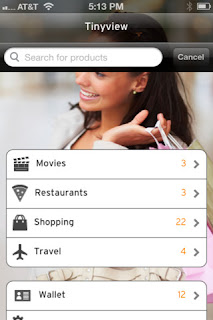 Tinyview mobile browser for shopping