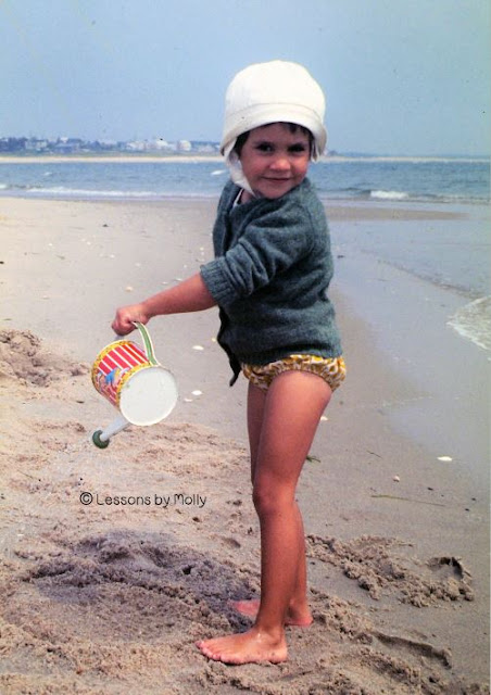 child at the beach