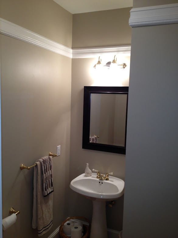 Installing A Chair Rail : Installing Chair Rail Up Staircase? - Carpentry - DIY ... : Chair rails were originally intended to protect dining room walls from chairs that could be backed up into them.