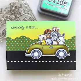 Sunny Studio Stamps: Cruising Critters Customer Card by Maartje Kraaijenhagen