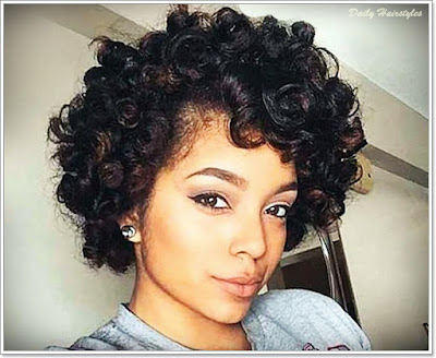 Natural Hairstyles For Black Women, short hair, curly, twist, updo, braids, natural african hair.