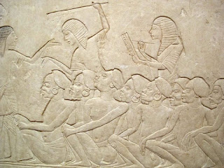 Nubian prisoners of the tomb of Horemheb in Saqqara