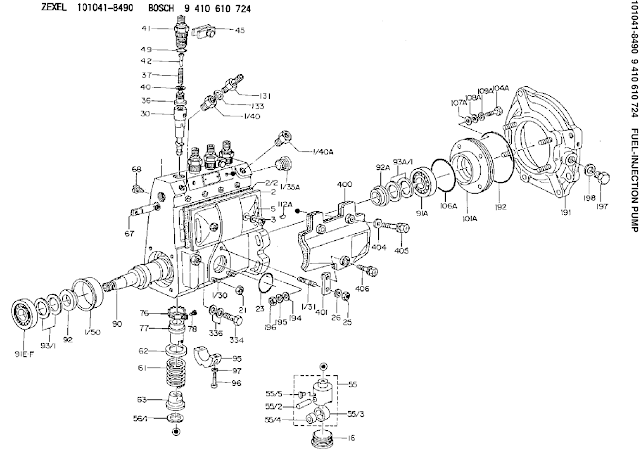 9410610724, 101041-8490 FUEL INJECTION PUMP ZEXEL