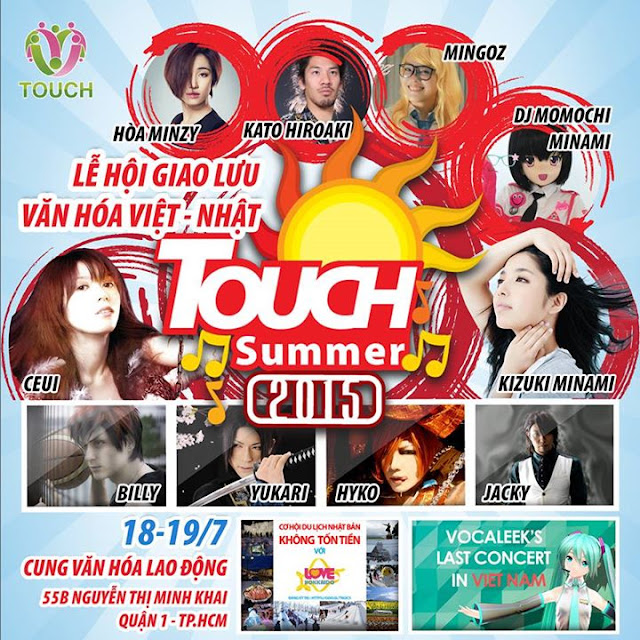 Touch summer 2015 - Cung văn hóa lao động HCM