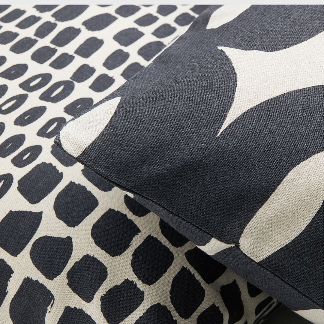 patterned cotton cushion covers