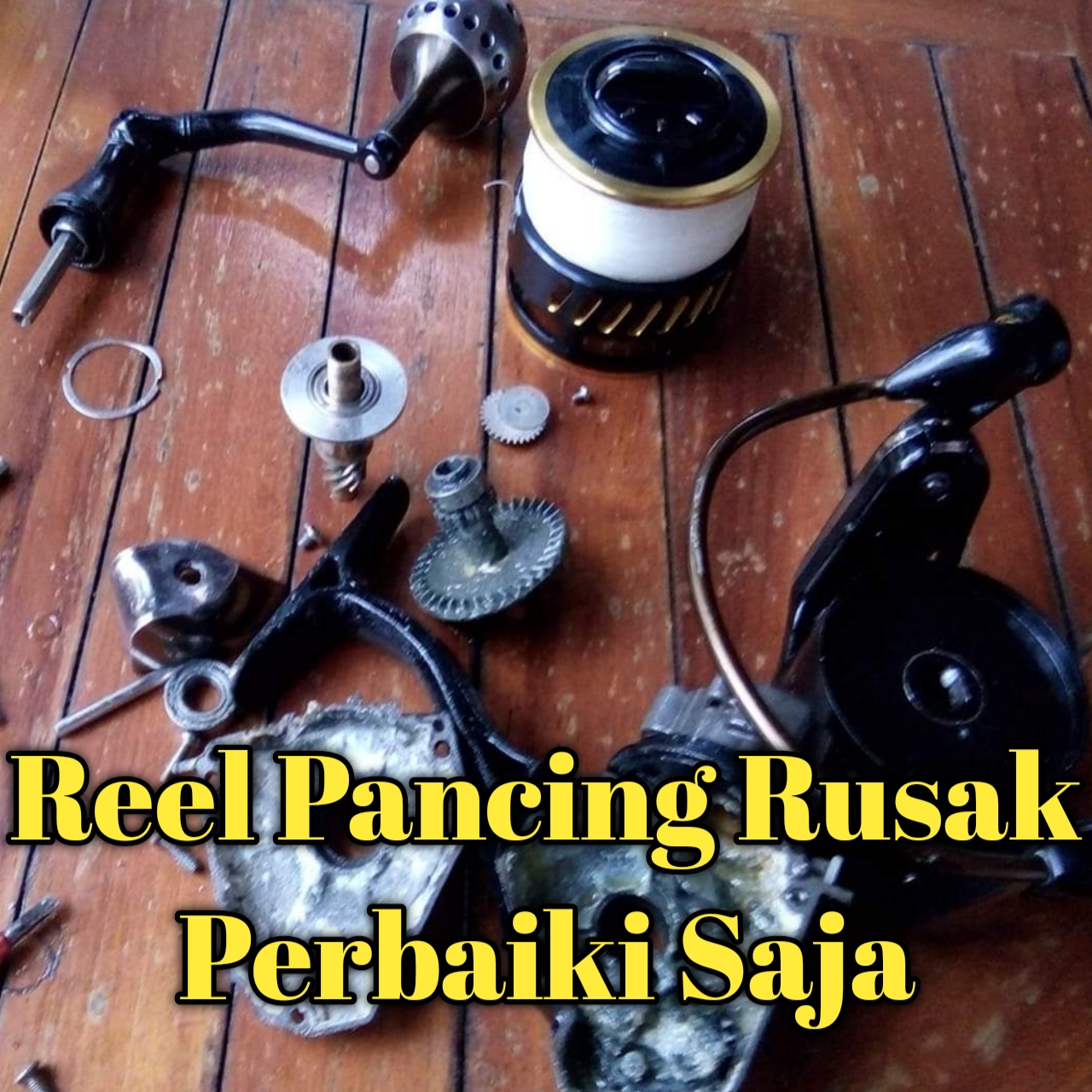 Reel pancing rusak memang sebaiknya diperbaiki lah ya