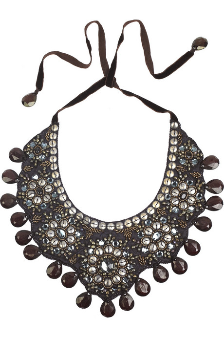 "IT" Accessory right now - The collar or bib necklace