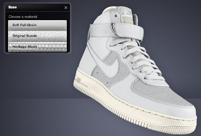 TRS Blog: Nike Air Force 1 Premium High & Low on NIKEiD