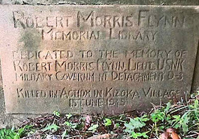 Memorial, Robert Morris Flynn, killed in action, USN, Jun 15 1945