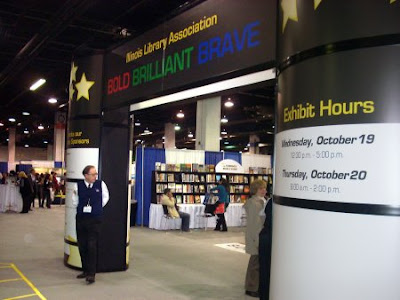 Entry way to the Exhibit Hall for the 2011 Illinois Library Assoc. Conference