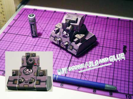 Mega Man Leopold Tank Papercraft