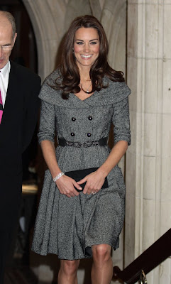 Kate Middleton In Wrap Dress Coat