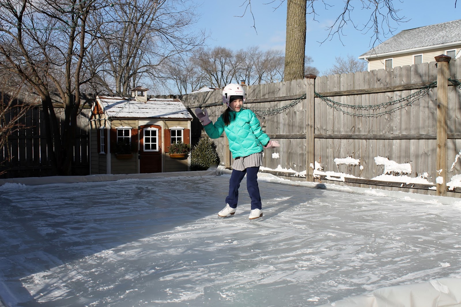 Sixty Fifth Avenue Backyard Ice Skating