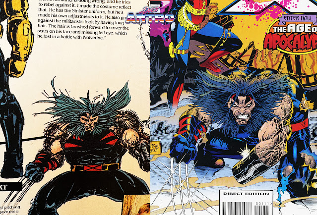 Era di Apocalisse X-Men design personaggi 2 Wolverine