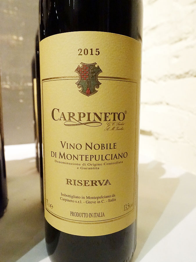 Carpineto Vino Nobile di Montepulciano Riserva 2015 (91 pts)