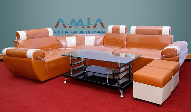 Hình ảnh cho mẫu sản phẩm sofa phòng khách giá rẻ với phong cách hiện đại, trẻ trung