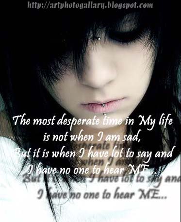 sad images of girls with quotes. Beautiful Sad Girl