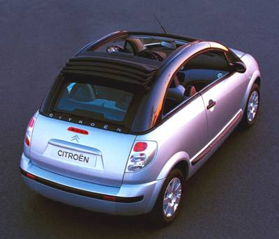 Citroen C3 Pluriel To convert into a completely Pluriel convertible,